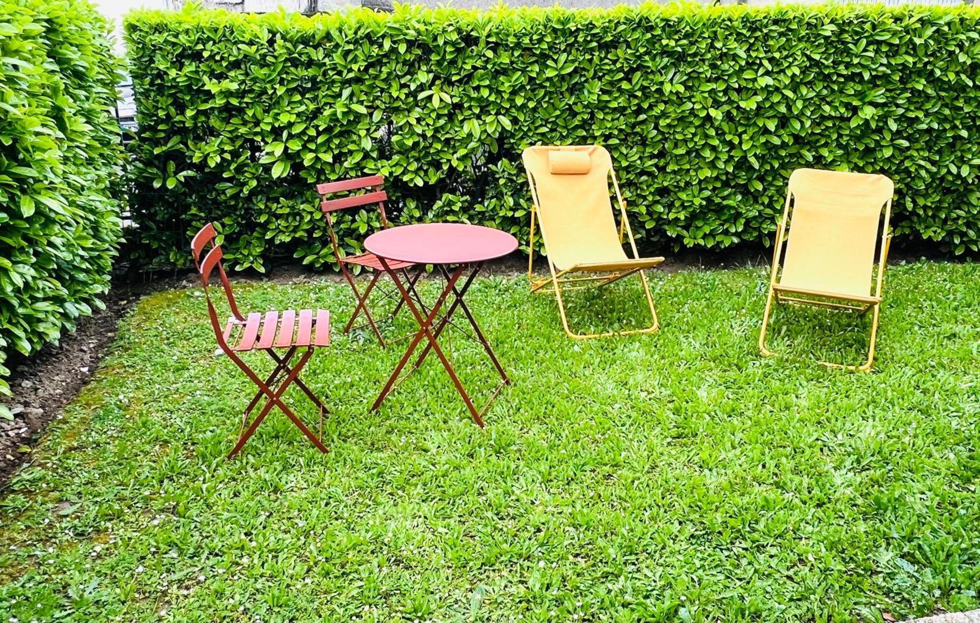 Appartement Standing Avec Jardin, 4 Personnes, Strategiquement Situe 망트라졸리 외부 사진